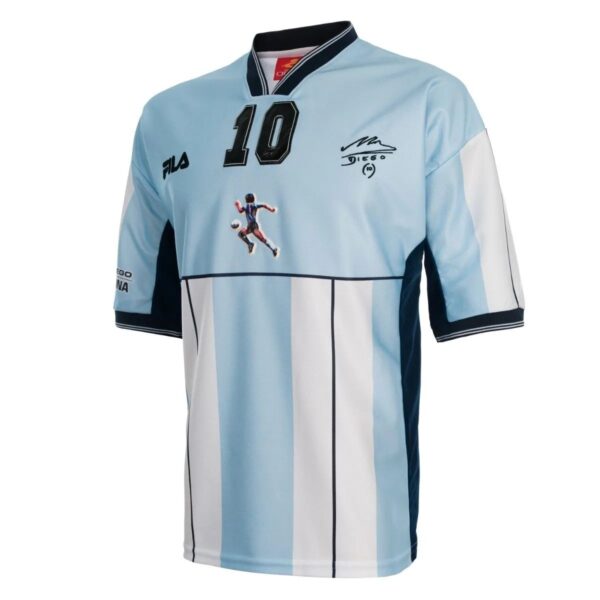 MAILLOT RETRO ARGENTINE HOMMAGE A DIEGO MARADONA 2001