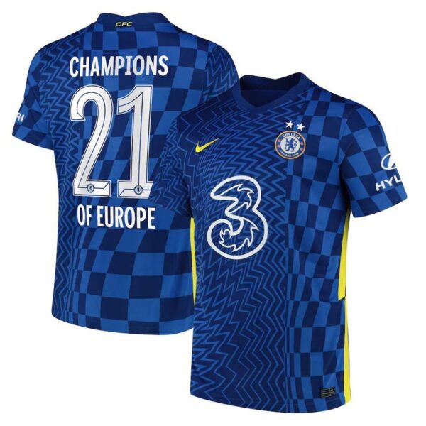 MAILLOT CHELSEA DOMICILE CHAMPIONS OF EUROPE 2021-2022