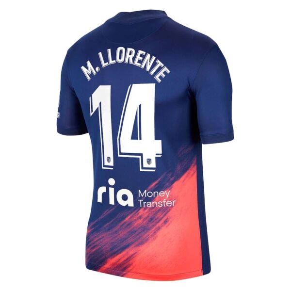 MAILLOT ATLETICO MADRID EXTERIEUR LLORENTE 2021-2022