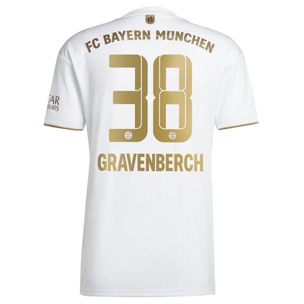 MAILLOT BAYERN MUNICH EXTERIEUR GRAVENBERCH 2022-2023