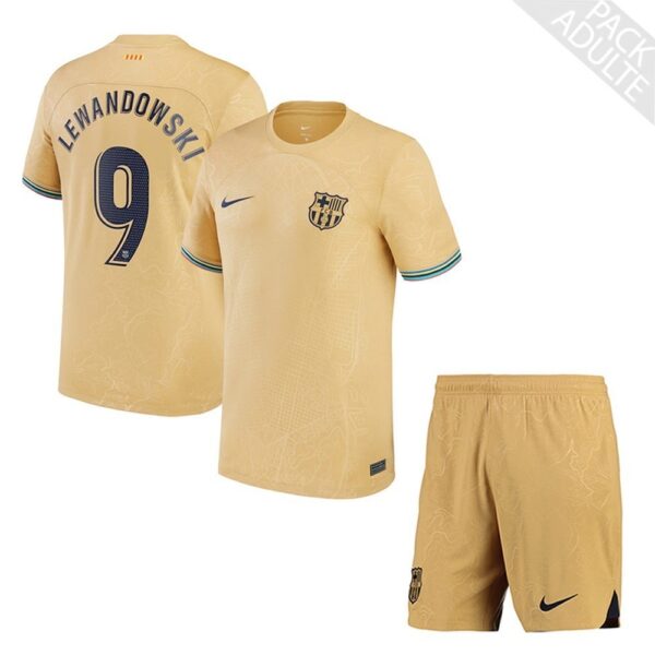 PACK FC BARCELONE EXTERIEUR LEWANDOWSKI 2022-2023