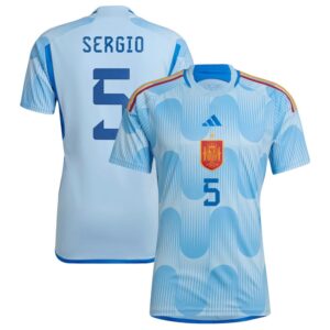 MAILLOT ESPAGNE EXTERIEUR SERGIO BUSQUETS 2022-2023