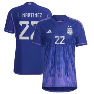 MAILLOT ARGENTINE EXTERIEUR LAUTARO MARTINEZ 2022-2023