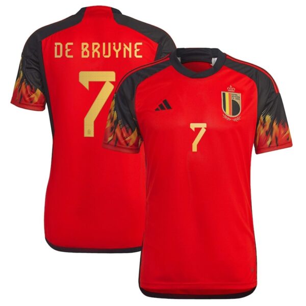 MAILLOT BELGIQUE DOMICILE DE BRUYNE 2022-2023