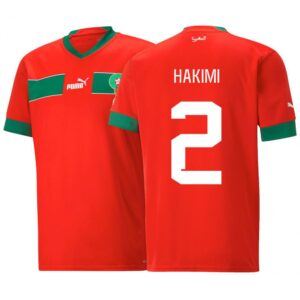 MAILLOT MAROC DOMICILE HAKIMI 2022-2023