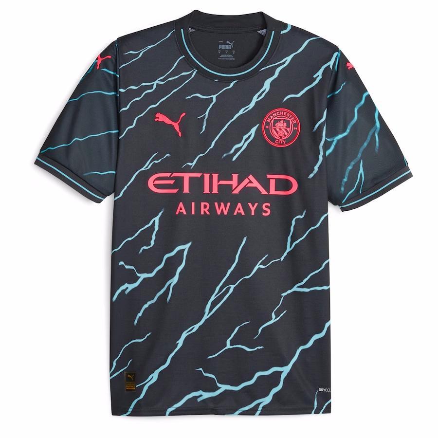 MAILLOT MANCHESTER CITY THIRD HAALAND 2023-2024