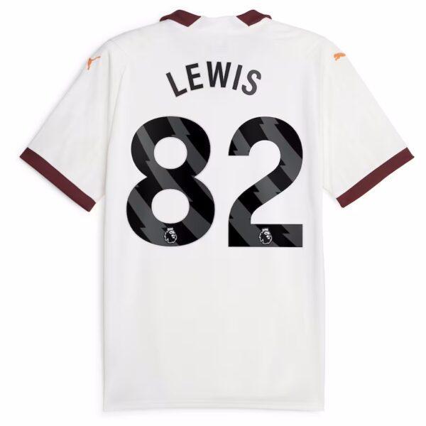 MAILLOT MANCHESTER CITY EXTERIEUR LEWIS 2023-2024