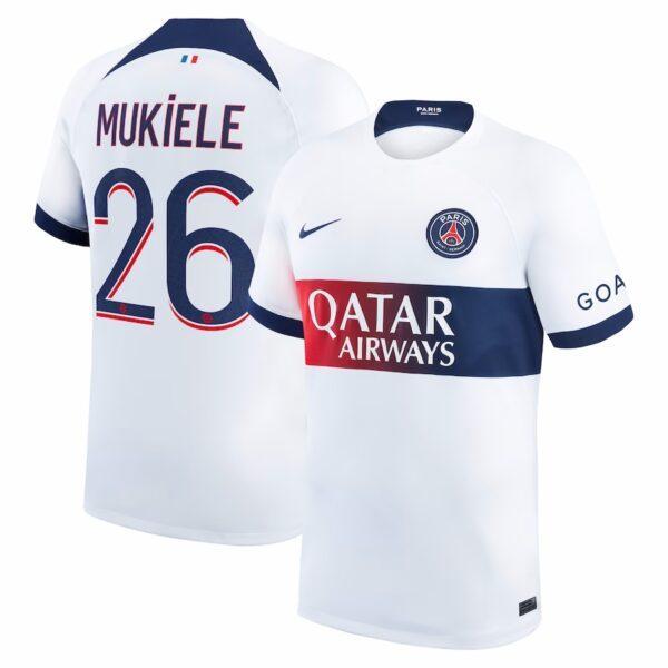 MAILLOT PSG EXTERIEUR MUKIELE 2023-2024