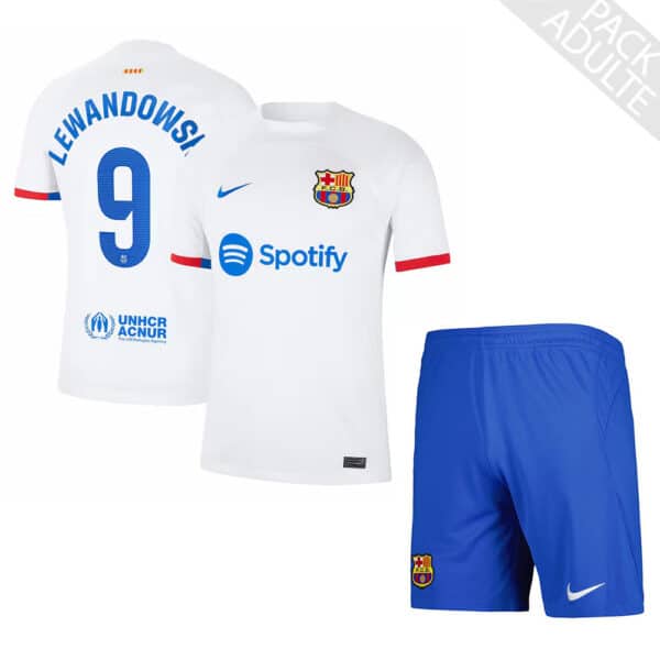 PACK FC BARCELONE EXTERIEUR LEWANDOWSKI 2023-2024