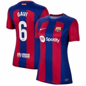 MAILLOT FC BARCELONE DOMICILE FEMME GAVI 2023-2024