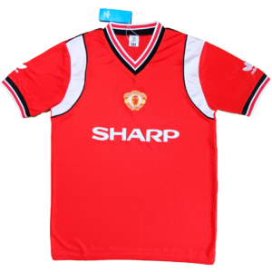 MAILLOT RETRO MANCHESTER UNITED DOMICILE 1984-1986