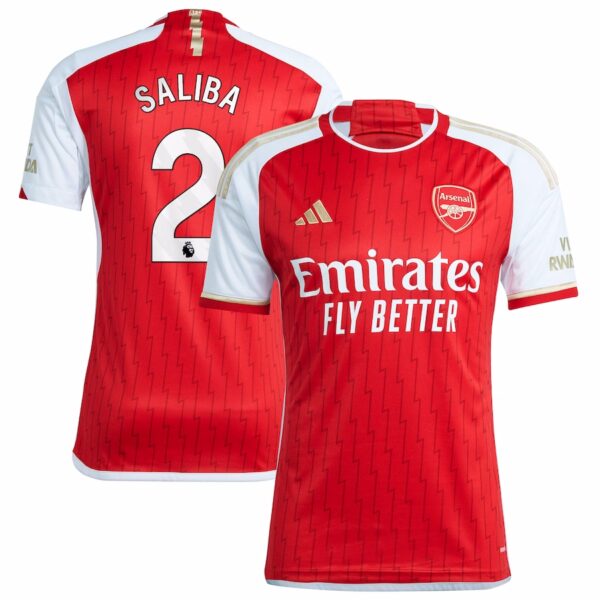 MAILLOT ARSENAL DOMICILE SALIBA 2023-2024