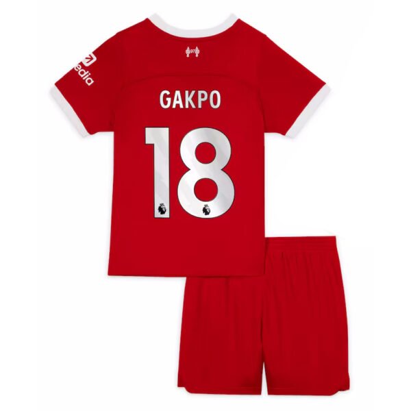 PACK JUNIOR LIVERPOOL DOMICILE GAKPO 2023-2024