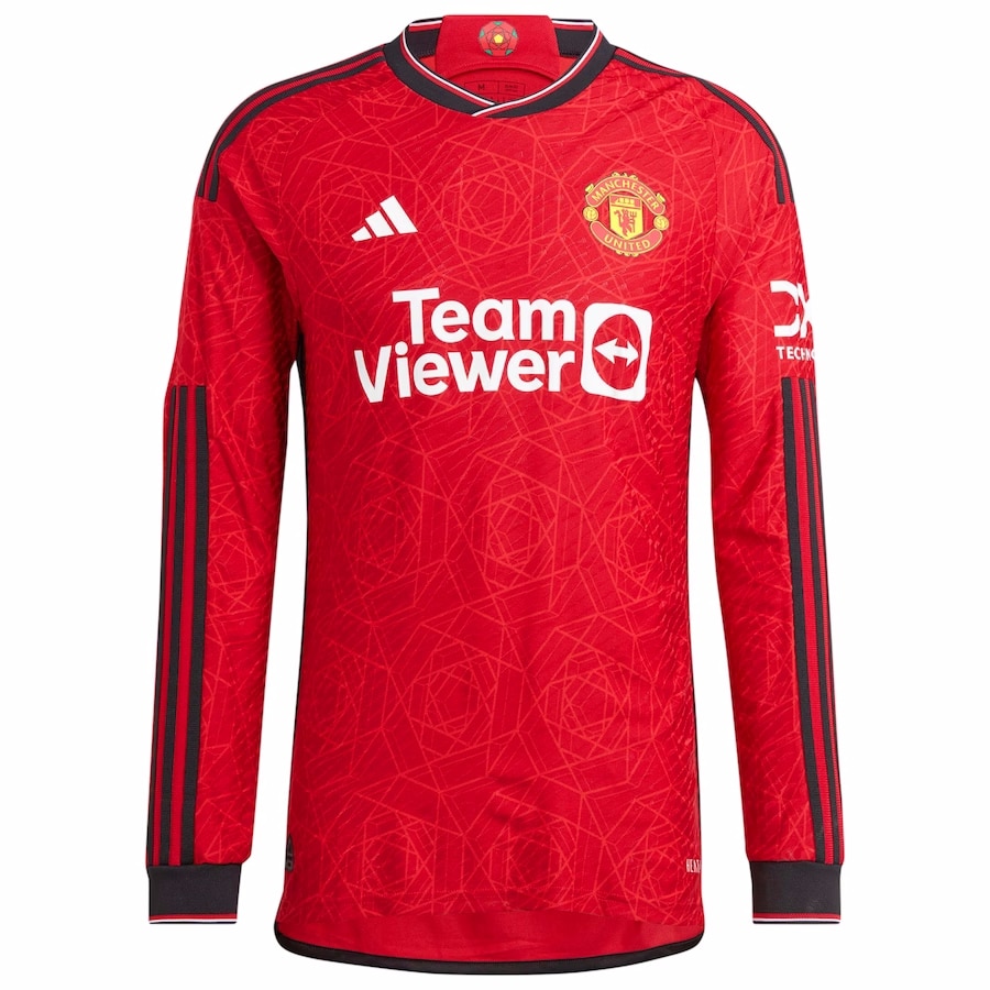 MAILLOT MANCHESTER UNITED DOMICILE MANCHES LONGUES 2023-2024