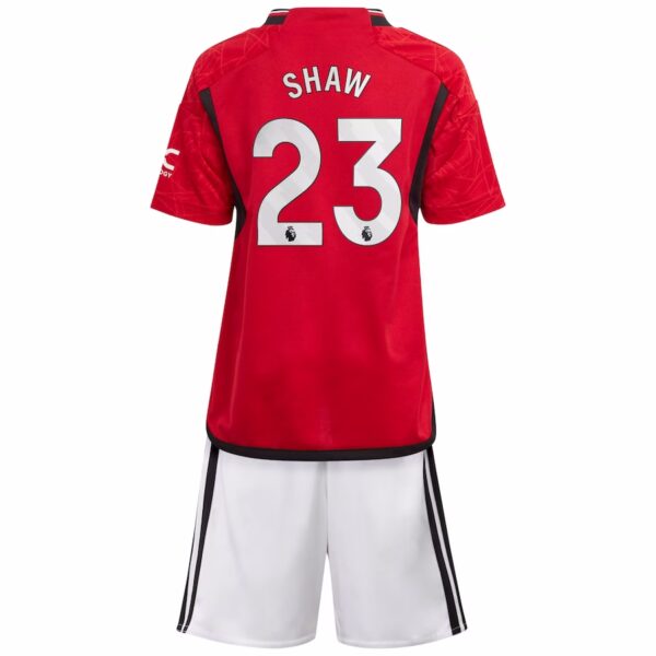 PACK JUNIOR MANCHESTER UNITED DOMICILE LUKE SHAW 2023-2024