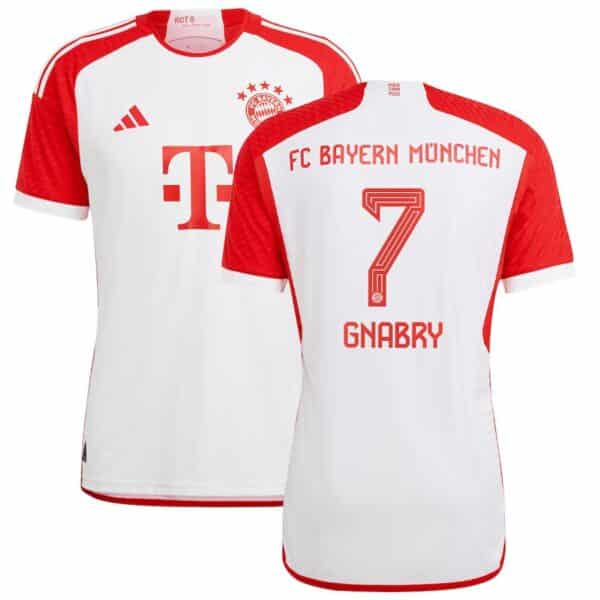 MAILLOT BAYERN MUNICH DOMICILE GNABRY VERSION AUTHENTIC 2023-2024