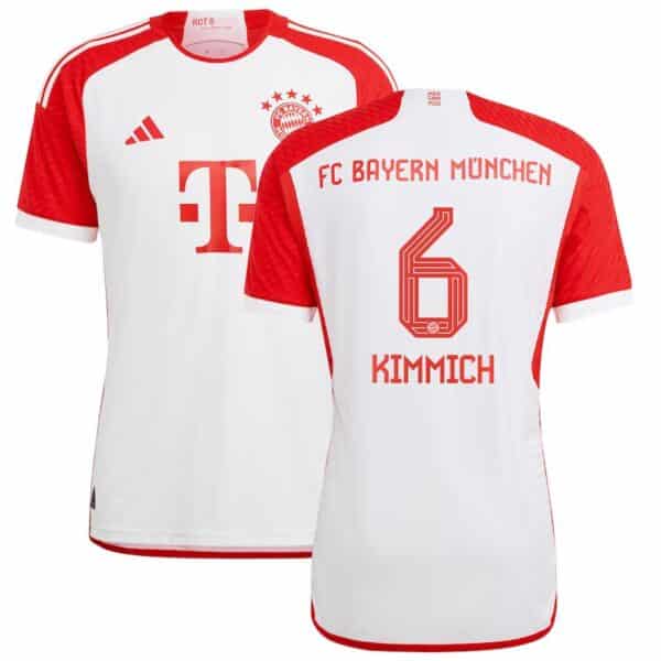 MAILLOT BAYERN MUNICH DOMICILE KIMMICH VERSION AUTHENTIC 2023-2024