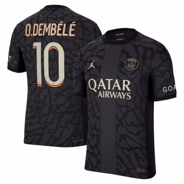 MAILLOT PSG THIRD DEMBELE VERSION VAPOR MATCH 2023-2024