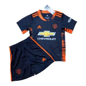 PACK JUNIOR MANCHESTER UNITED MAILLOT GARDIEN DE BUT DOMICILE SAISON 2020-2021