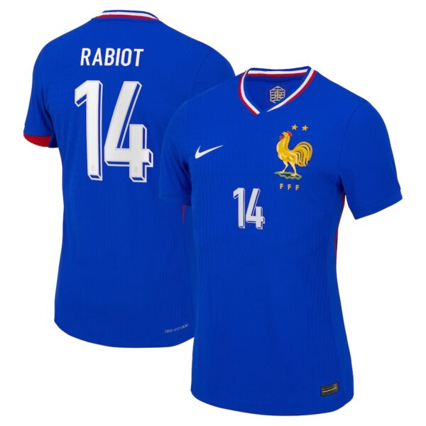 MAILLOT FRANCE DOMICILE RABIOT DRI-FIT ADV VAPOR MATCH SAISON 2024-2025