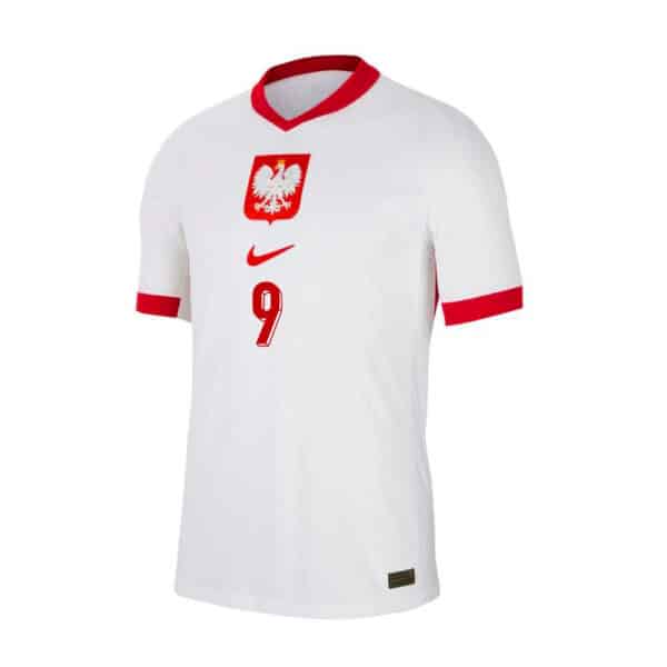 MAILLOT POLOGNE LEWANDOWSKI DOMICILE SAISON 2024-2025