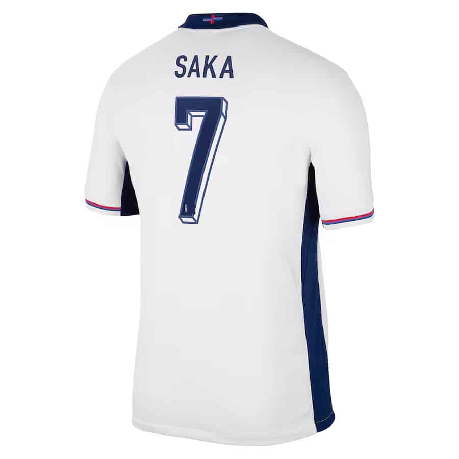 MAILLOT ANGLETERRE DOMICILE SAKA SAISON 2024-2025