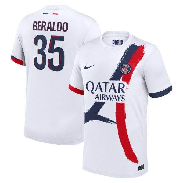 MAILLOT PSG EXTERIEUR BERALDO SAISON 2024-2025