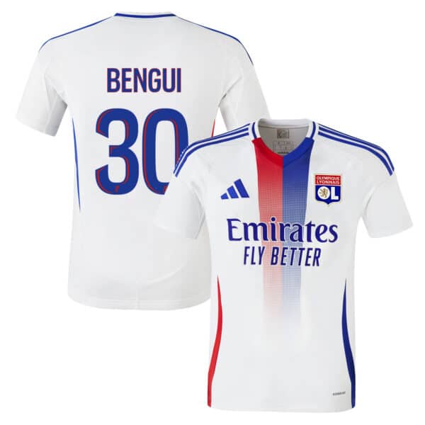 MAILLOT OLYMPIQUE LYONNAIS DOMICILE BENGUI SAISON 2024-2025