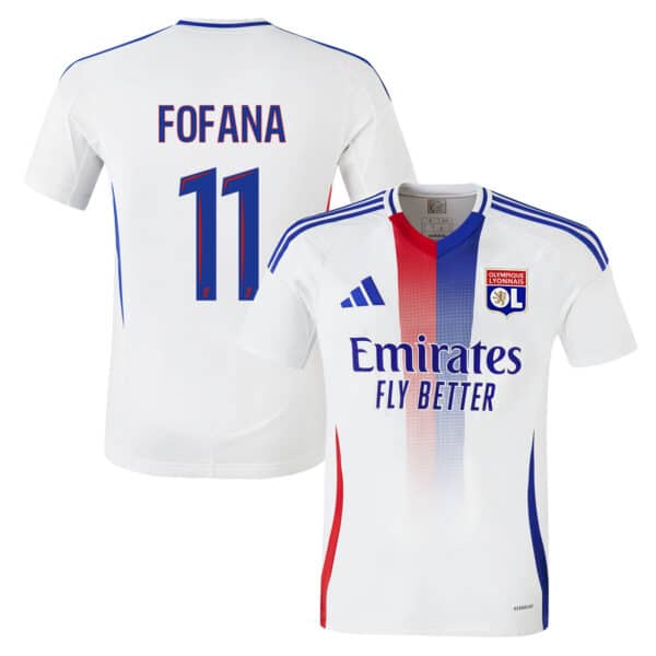 MAILLOT OLYMPIQUE LYONNAIS DOMICILE FOFANA SAISON 2024-2025