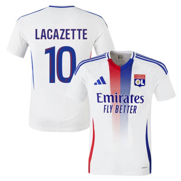 MAILLOT OLYMPIQUE LYONNAIS DOMICILE LACAZETTE SAISON 2024-2025