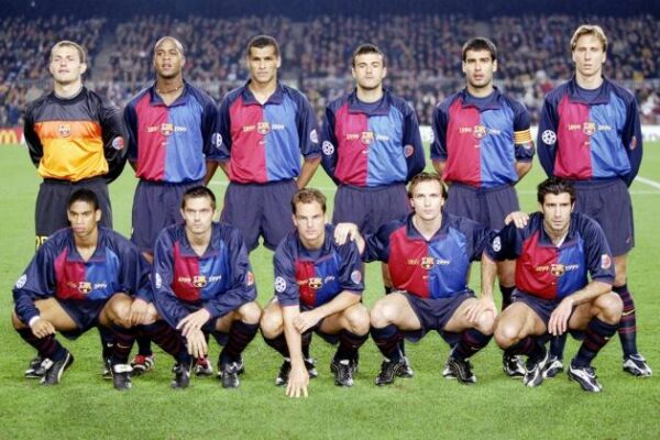 MAILLOT RETRO 100E ANNIVERSAIRE FC BARCELONE DOMICILE 1999-2000